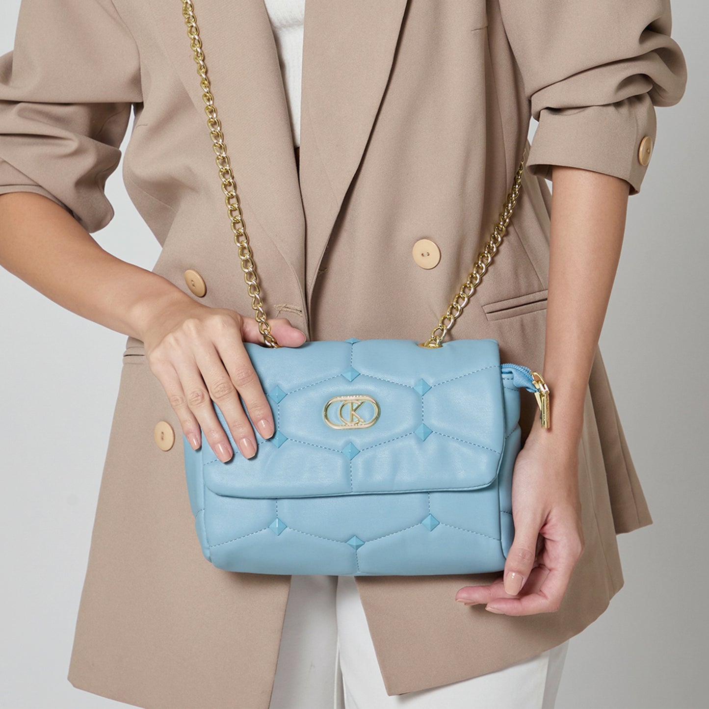 PAULA Quilted Shoulder Bag