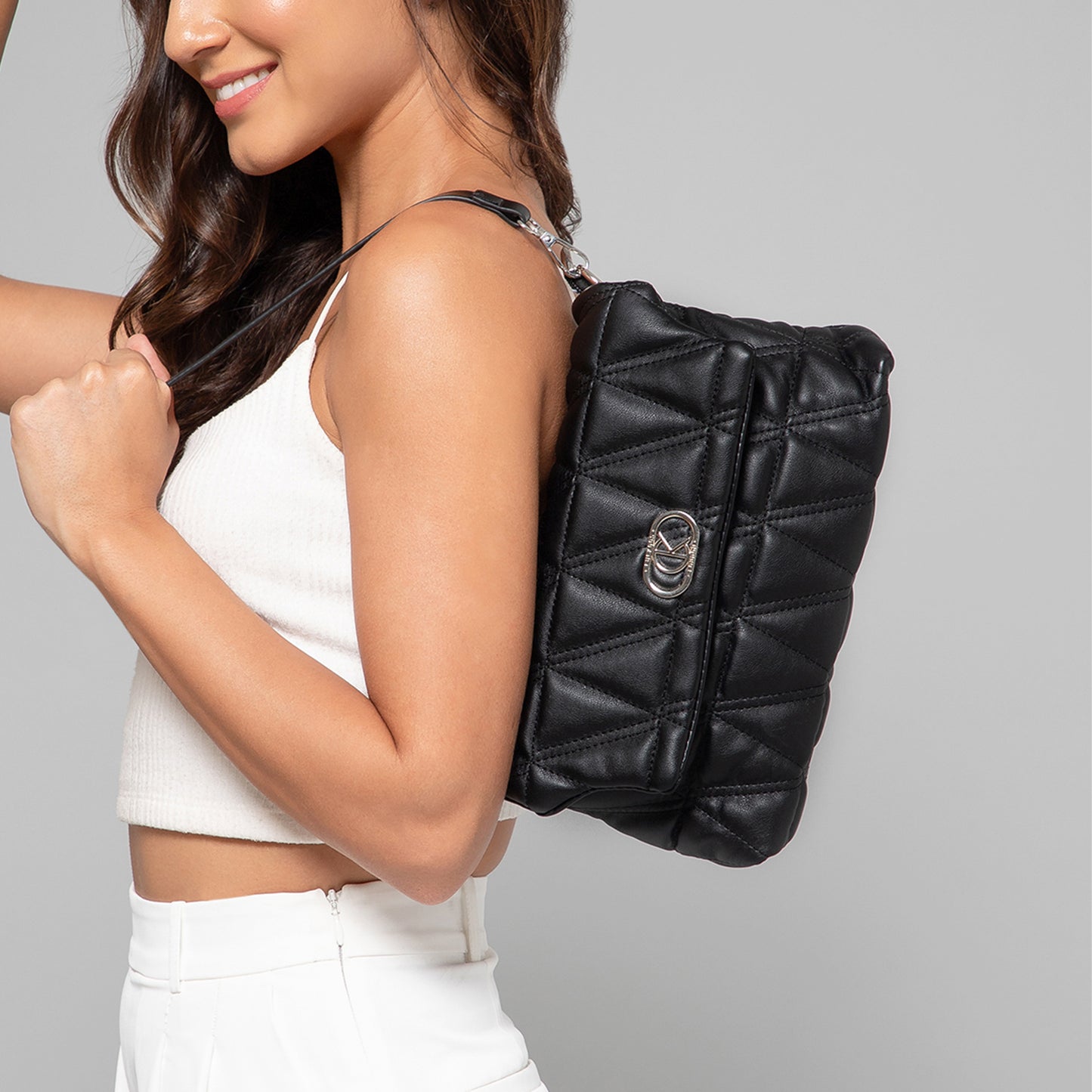 ELIZA Quilted Shoulder Bag