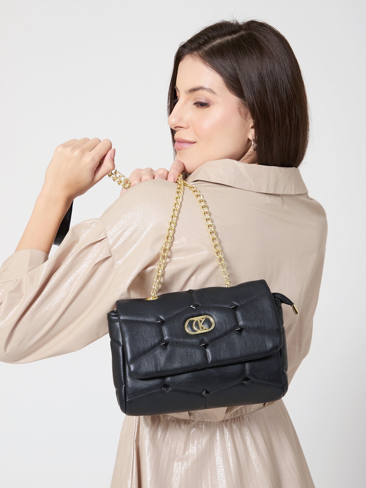 PAULA Quilted Shoulder Bag